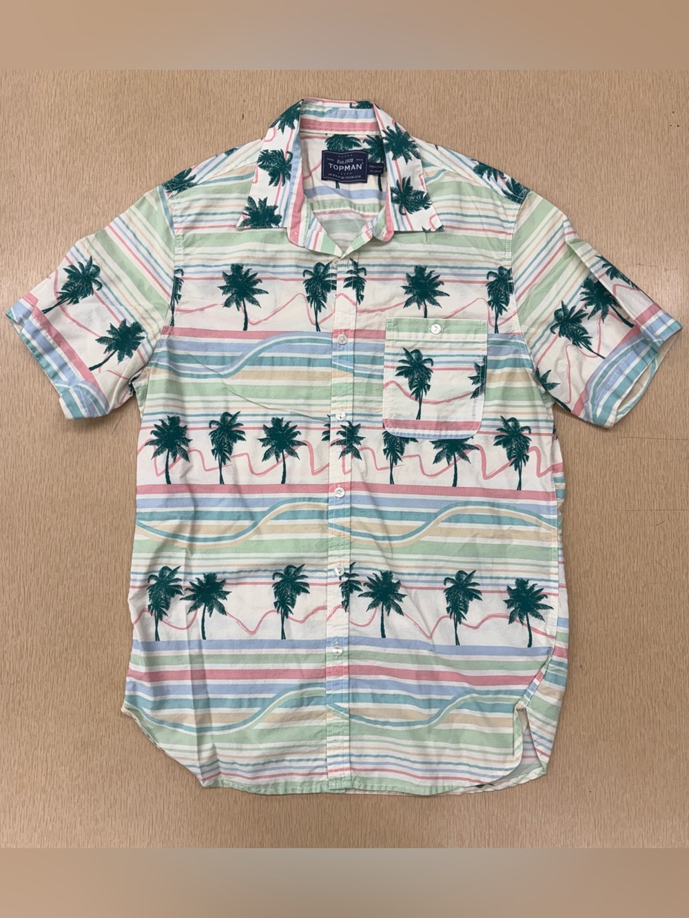 Topman tropical print vacation shirt